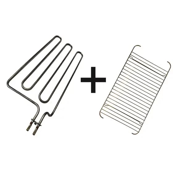 Resistência Elétrica para churrasqueira Fischer modelo 4513 + Grade (reposição)