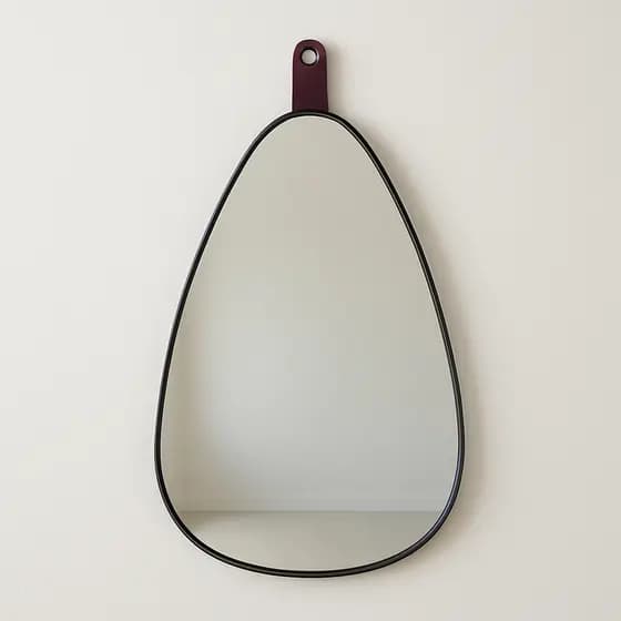 ESPELHO ORGÂNICO 60X40 DOURADO, PRETO MOLDURA PREMIUM HOME DECOR, BANHEIRO LUXO, ORGANICO LANÇAMENTO