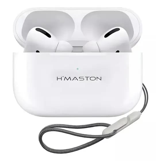 Fone de Ouvido Bluetooth Sem Fio Hmaston RS21 Potente Corrida Cor Branco Foninho Luz Verde Portátil