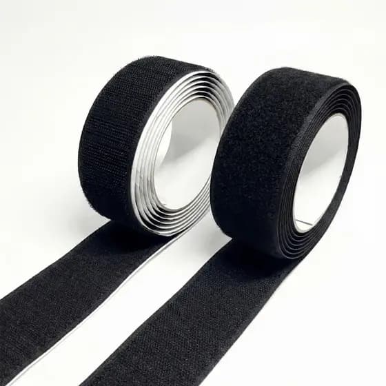 Fecho Contato Fita De Velcro Adesivo 5mts 25mm Preto