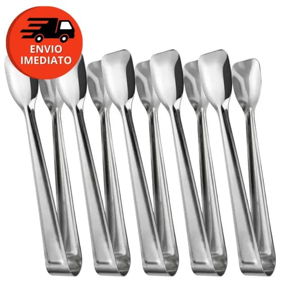 Pegador De Frios Aço Inox Multiuso Gelo Fruta Petisco Doce Salada Universal Cozinha E Restaurante