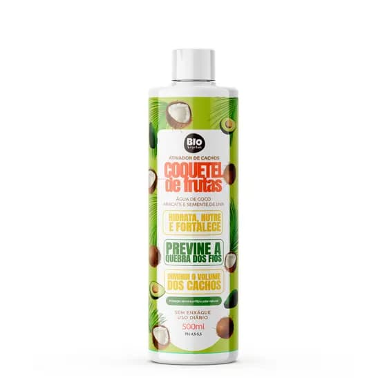 Coquetel Abacate + Semente de Uva – Ativador de Cachos 500 ml | Biovegetais