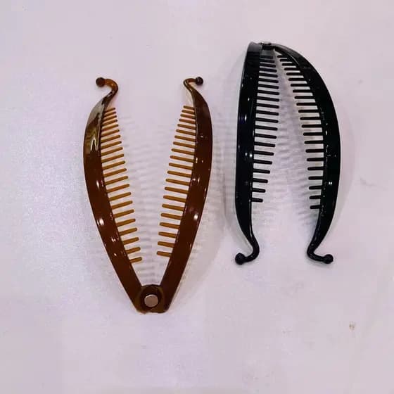 Prendedor Banana Liso Modelo Cumprido Para Cables