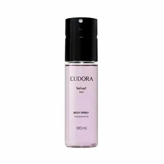 LANÇAMENTO - Body Spray/Splash Desodorante Colônia Velvet Soul Eudora 100ML