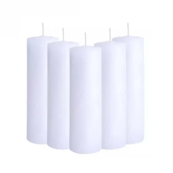 Vela Branca de 7 dias Votiva Parafino Pura Original a Pronta Entrega