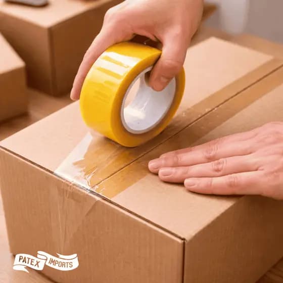 Kit 20 Rolos Fita Transparente 500 METROS