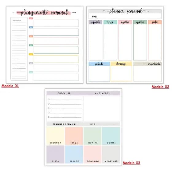 Quadro Lousa Magnética Planner Imã Porta Recados Your House