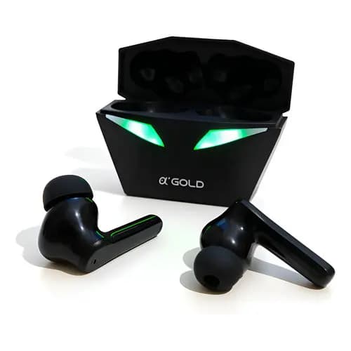 Fone De De Ouvido Bluetooth 5.4 Esportivo Resistente Água Preto Para Gamer Jogos Android e iPhone
