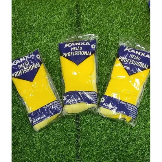 Meião Profissional Da Kanxa Amarelo