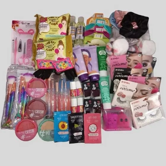 KIT 50 REVENDA MAKE MAQUIAGEM MELHORES MARCAS