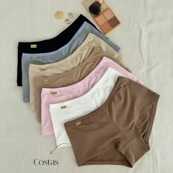 Kit Calcinha Shortinho Cueca Boxer Não Marca Roupa Shortinho Feminina Conforto Segunda Pele