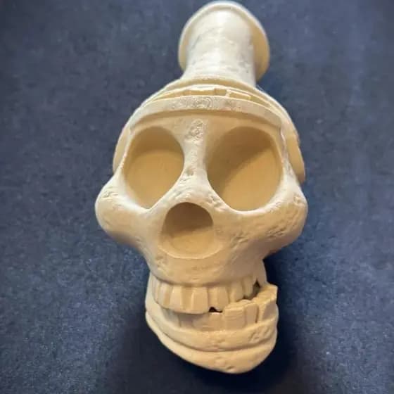 Apito / Assobio Asteca Ancestral - Réplica Impressão 3D