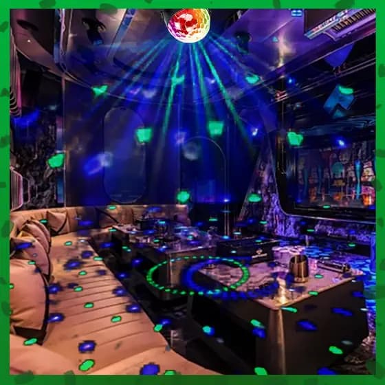 Globo Colorido Bola Maluca Led Bar DJ luzes Home Festa Comemoração Luzes Para Discotecas