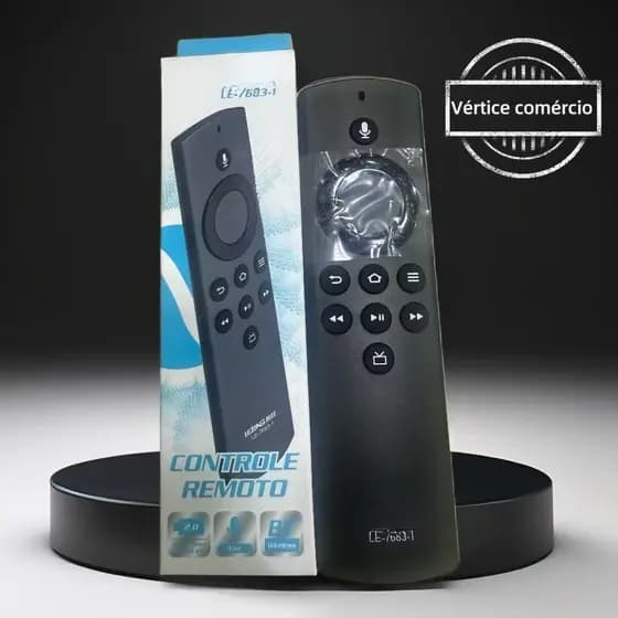 7683 Controle Compatível para Amazon Fire Stick h69a73 S3l46N com Comando de Voz