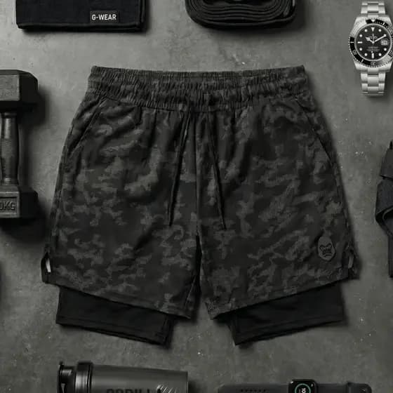 Shorts Masculino Kong para Treinos de Academia e Corrida