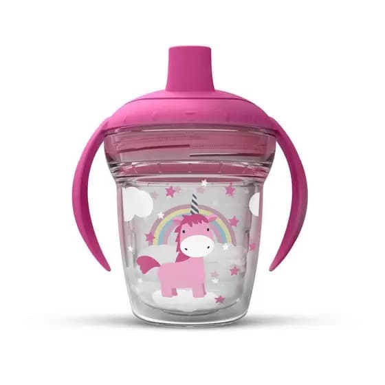 Copo infantil com alça - Copo de transição para bebê - livre de BPA , com alça e anti engasgo