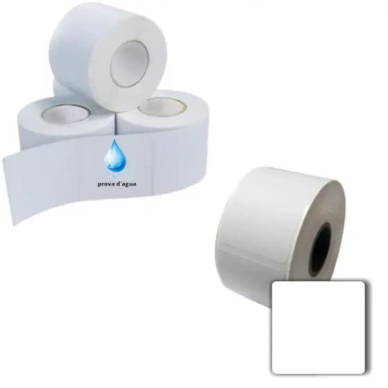 5 Rolo Etiqueta P/ Impressora Xd-210 - 40x40 Prova D'agua