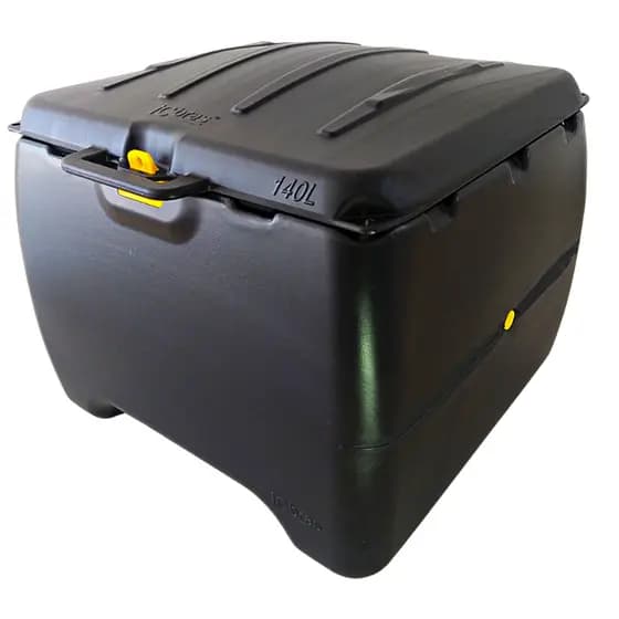 Baú Caixa Motoboy Icbras Preto 140 Litros Exclusivo Design Entregador Delivery Ifood Bauleto