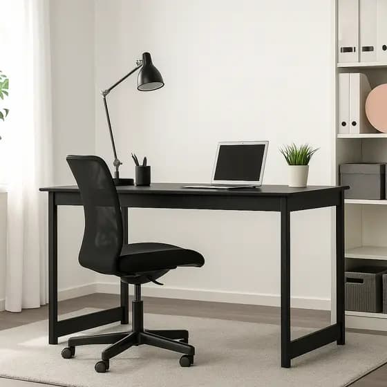 Mesa Escrivaninha Industrial para computador grande para quarto de escritório de estudo 120x60