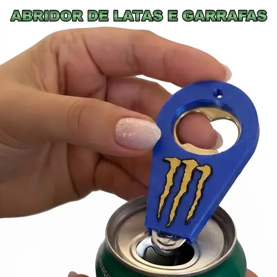 Chaveiro abridor de latas e garrafas - DUO
