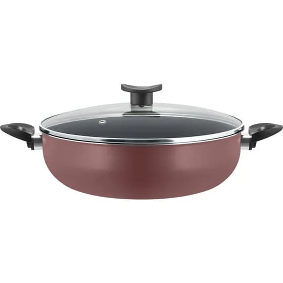 Frigideira Grande Paella Caçarola Wok Antiaderente 28cm
