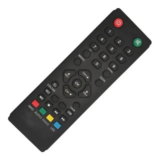 Controle Remoto Para Receptor Conversor Tv Digital Intelbras + PILHAS