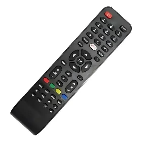 Controle Remoto Compatível Tv Philco Led Smart Netflix Preto+ pilhas