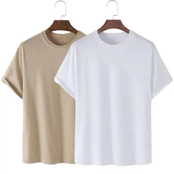 Kit 2 Camiseta Streetwear Básica Várias Cores 100% Algodão Envio Imediato