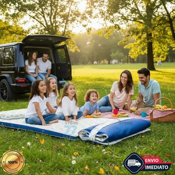 Colchonete casal praia1x28x186x5 - Solteiro 186x66x5 compacto para camping dobrável D20 impermeável