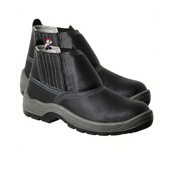 Bota de Segurança BI L107 Unissex Bidensidade Couro Vaqueta Hidrofugado Bico de Aço C.A. 29390