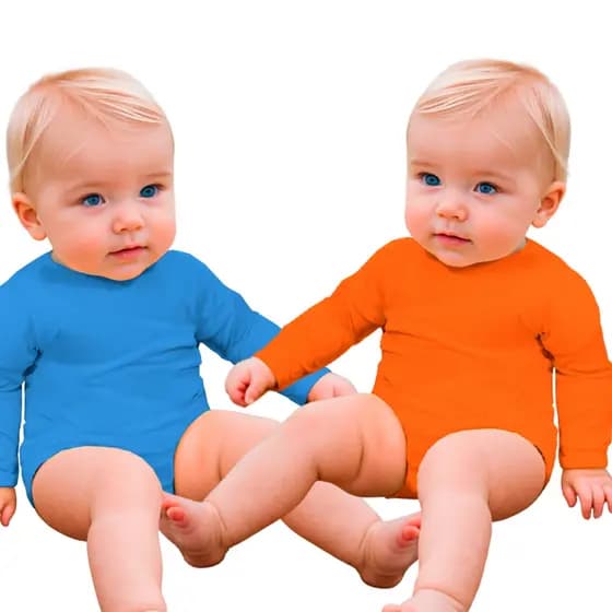 Kit 2 Bodys UV Bebe Maiô Proteção Solar Uv 50+ Natação Piscina 2 Unidades