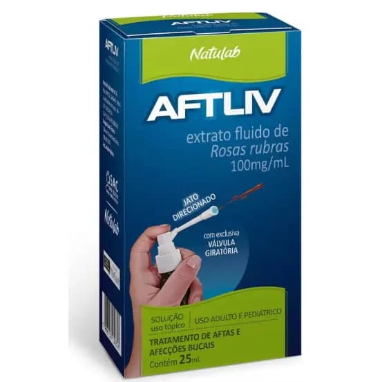 Aftliv Tratamento De Aftas, Extrato Fluido 25ml