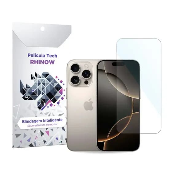 Película Tech Vidro para iPhone 16 Pro (Rhinow)