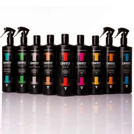 MONTE SEU KIT PERSONALIZADO DRITTO PROFISSIONAL ESTÉTICA AUTOMOTIVA, LAVAGEM, LAVAÇÃO, LIMPEZA