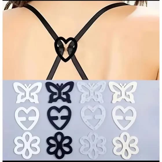 prendedor para alça de sutiã, fivela invisível para decote nadador, vestido, busa de academia, moda feminina