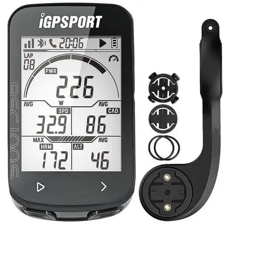 Kit Ciclocomputador com GPS Igpsport BSC100S + Suporte Frontal
