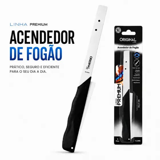 Acendedor de Fogão Multi Faísca para Cozinha Churrasqueira Forno Seguro Resistente Durável
