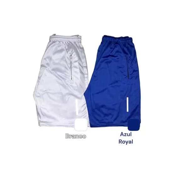 KIT 2 BERMUDAS MASCULINA- COM LOGO QUE REFLETE NO FLASH DO CELULAR- SHORTS MASCULINO