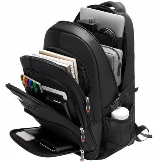 Mochila Masculina Reforçada Impermeável Grande para Trabalho Viagem