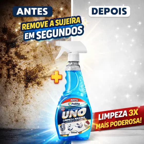 Flotador Limpeza máxima mágico Limpa tudo spray multiuso ProVita