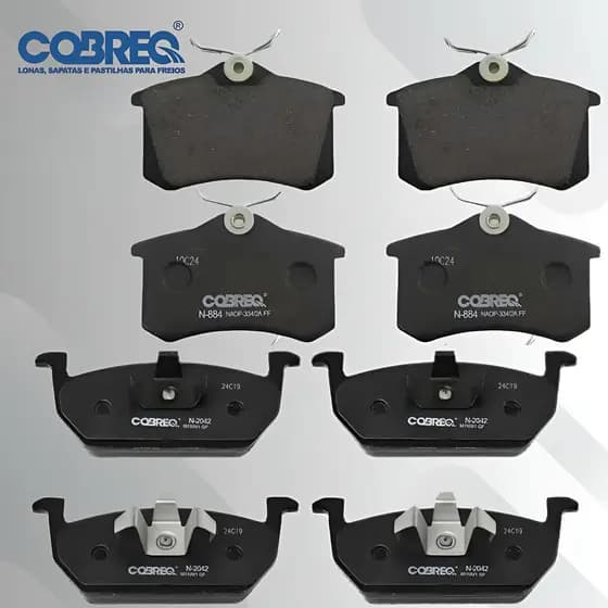 Pastilha Freio Original Bosch Dianteira Traseira Polo Polo GTS Virtus T-Cross Nivus 1.0 1.4 TSI