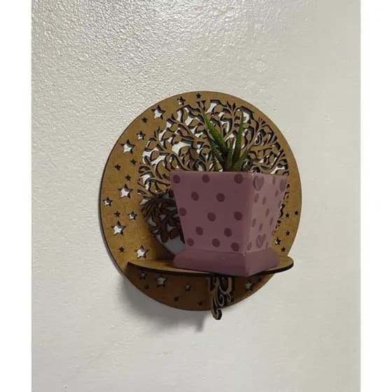 Floreira decorativa - Porta Velas - Decoração MDF - Artesanato