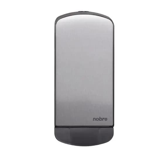 Dispenser Inox Escovado - Porta Sabonete Líquido / Álcool Gel 800ml - Nobre - Série Luxo