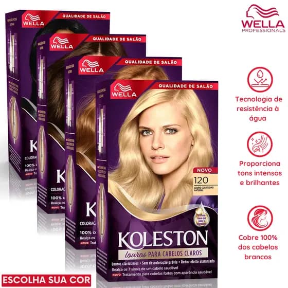 Tinta de Cabelo Koleston Wella Coloração Creme
