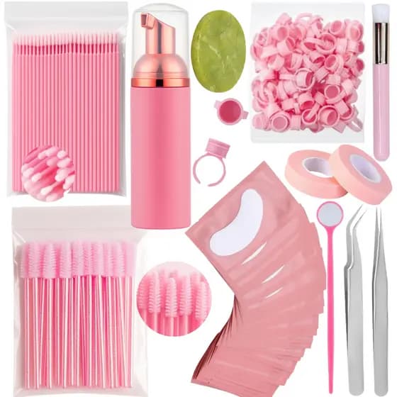 Kit Completo Iniciante Para Extensão De Cílios Lash