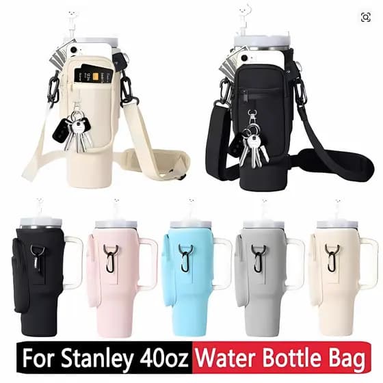 Porta Copo ou garrafa, Alça Ajustável E Bolso Em Neoprene Uso Diagonal Para O Ombro Portátil De 1,2l