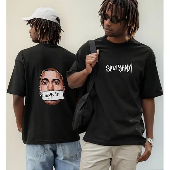 Camisa Camiseta Blusa Masculina Feminina Algodao Eminem Slim Shady Rap Hip Hop Rapper