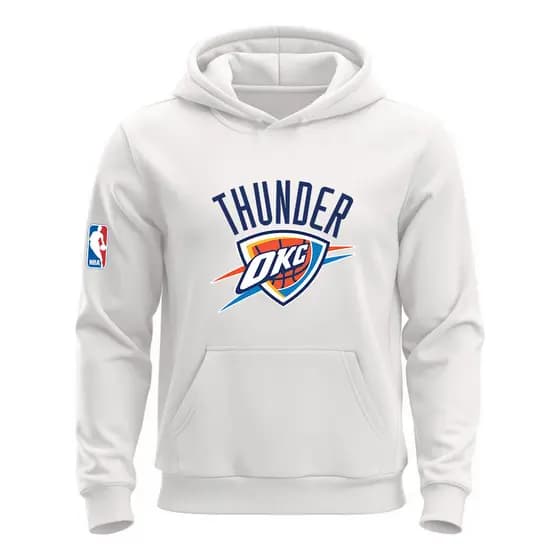 Blusa de Frio Moletom Jaqueta Casaco Agasalho Masculino Feminino Streetwear Canguru Basquete Oklahoma City Thunder