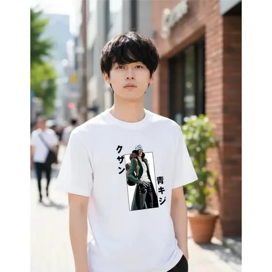 Camisa Camiseta Personagem Anime Aokiji Kuzan