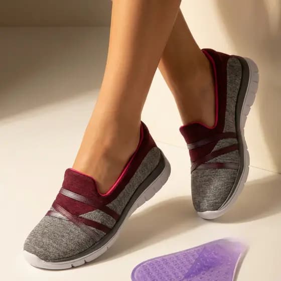 Sapatilha Feminina Antifadiga com Palmilha em Gel Caminhe Sem Dor Envio Imediato